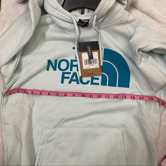 NWT NORTH FACE Pullover ice blue hoodie size medium - Picture 5 of 7